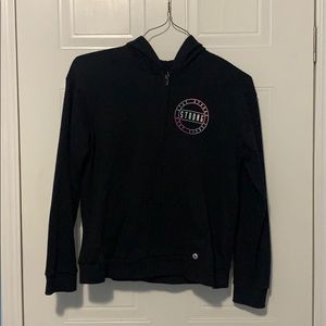Black justice hoodie